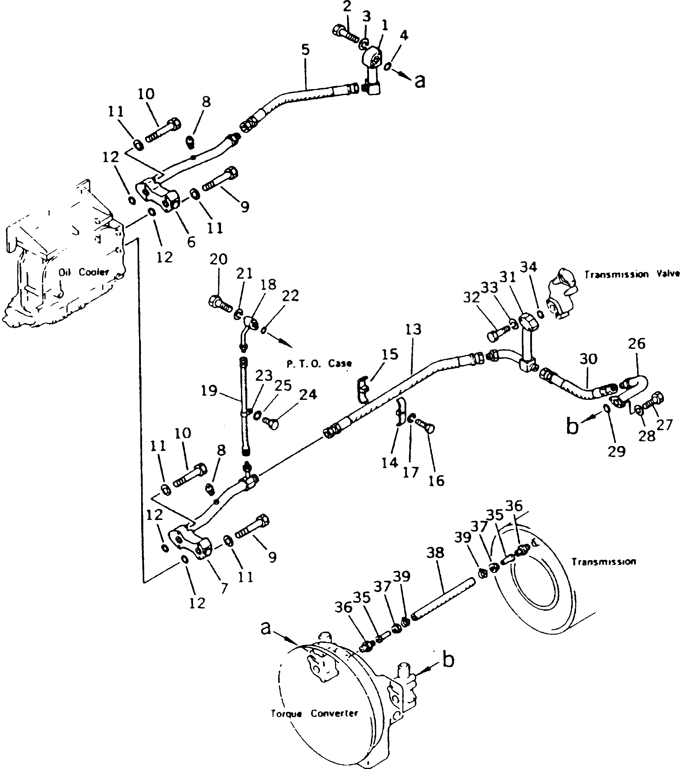 Трубка 176-49-41490 Komatsu