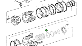 Уплотнение штока 906 692 40 Komatsu