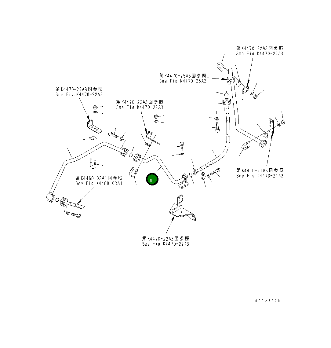 Трубка 426-S05-2651 Komatsu