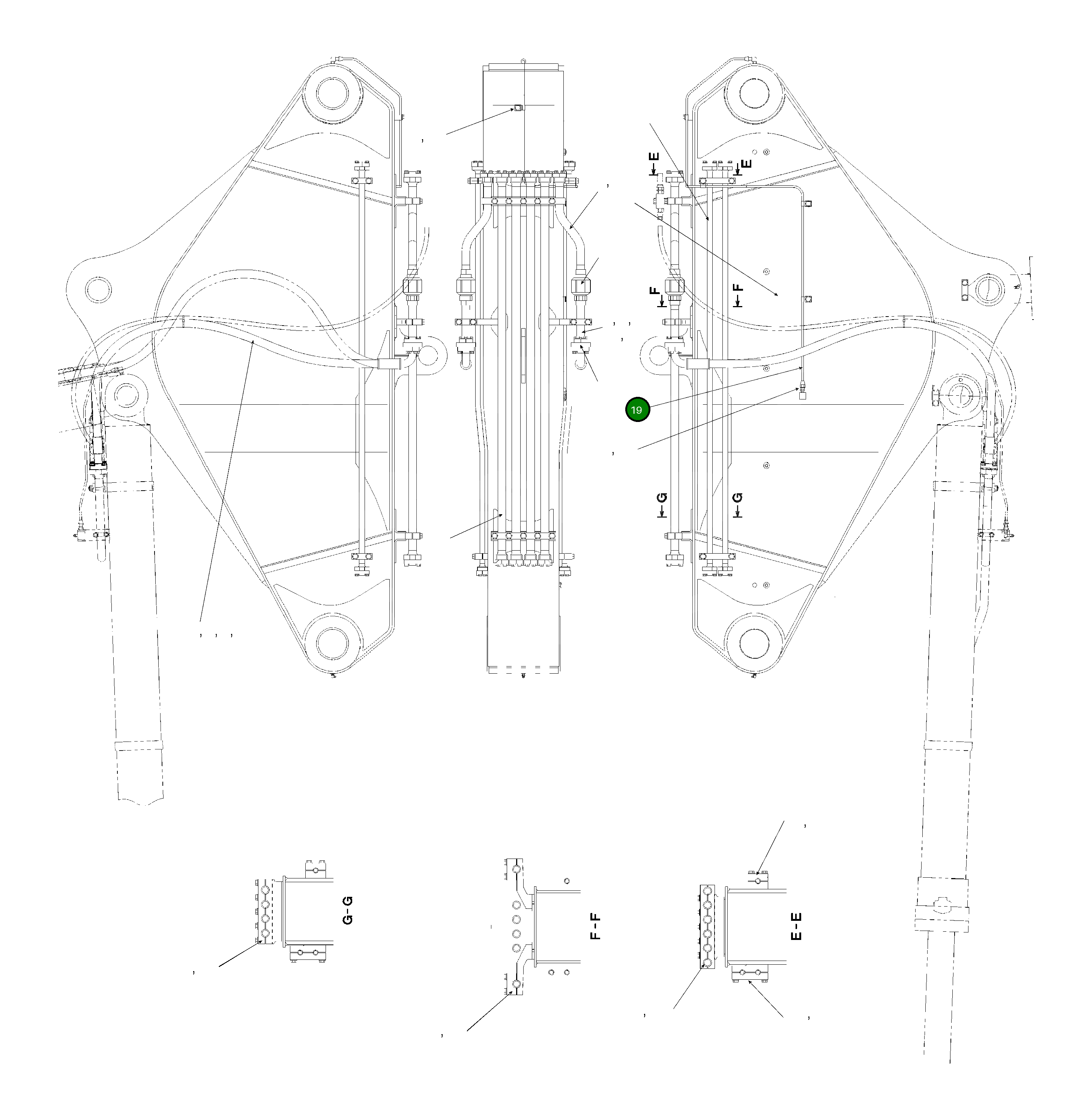 Трубка 208-70-84760 Komatsu