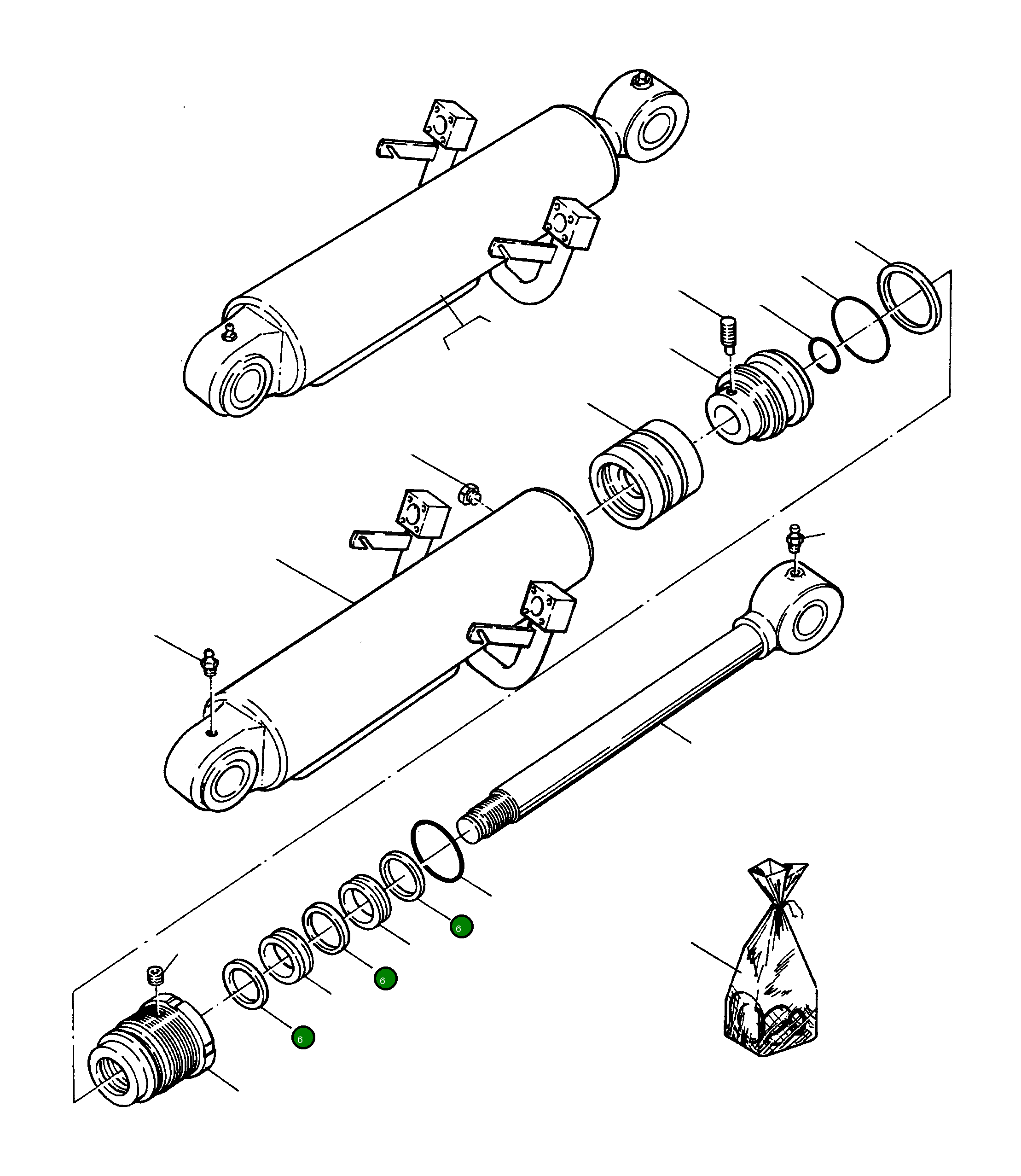 Уплотнение 4909971M1 Komatsu