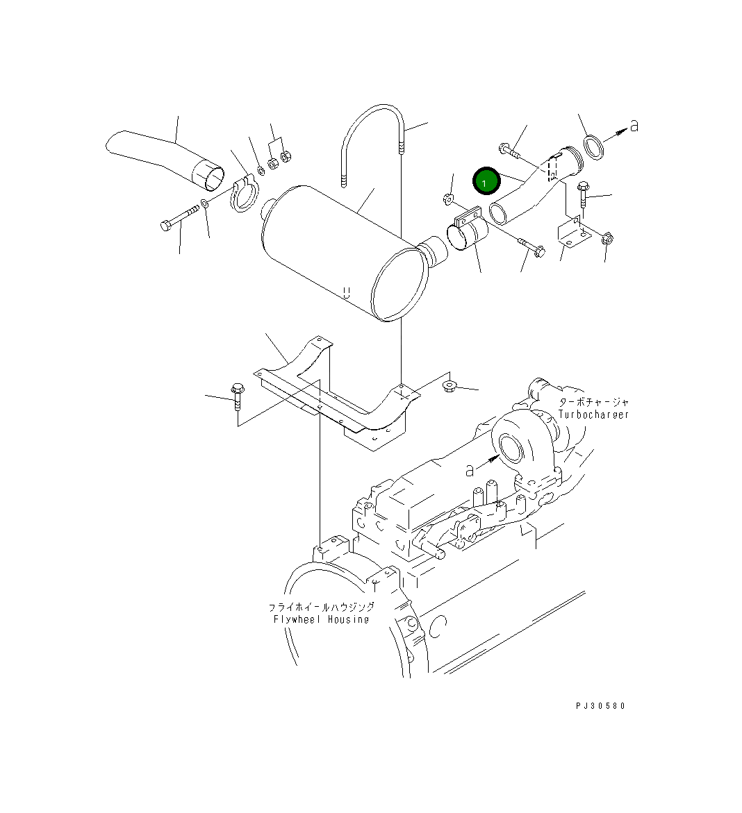 Труба 6207-11-5623 Komatsu