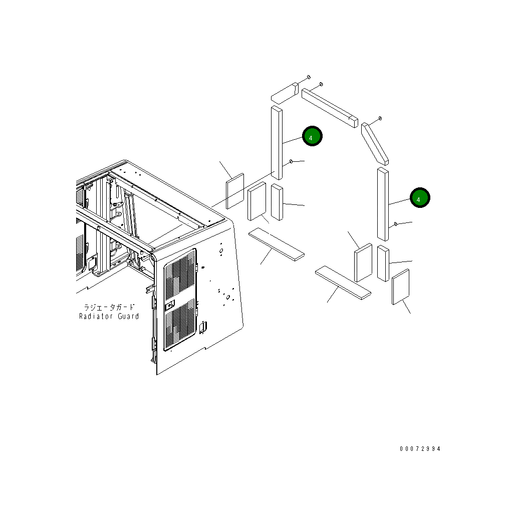 Уплотнение 426-54-46712 Komatsu