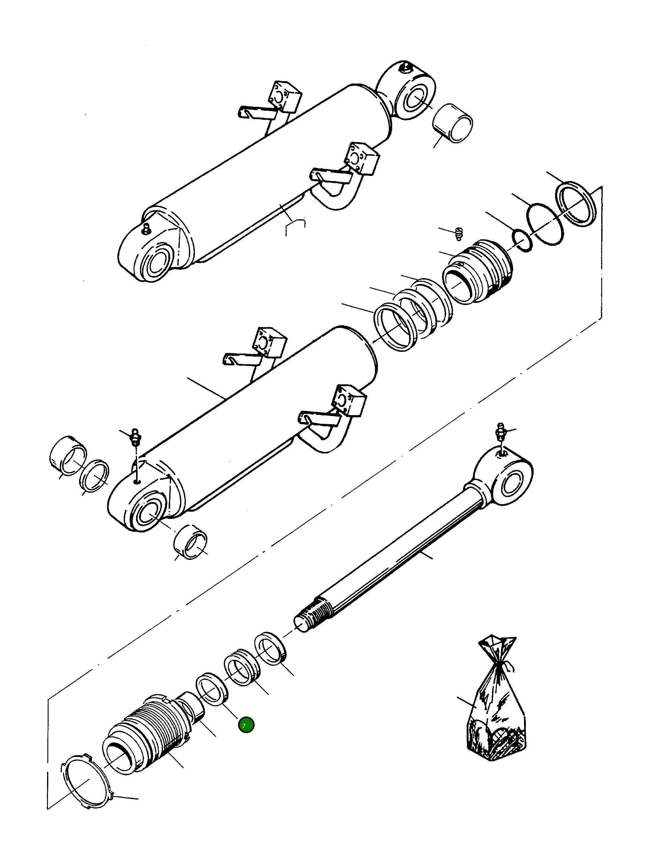 Уплотнение 4915627M1 Komatsu