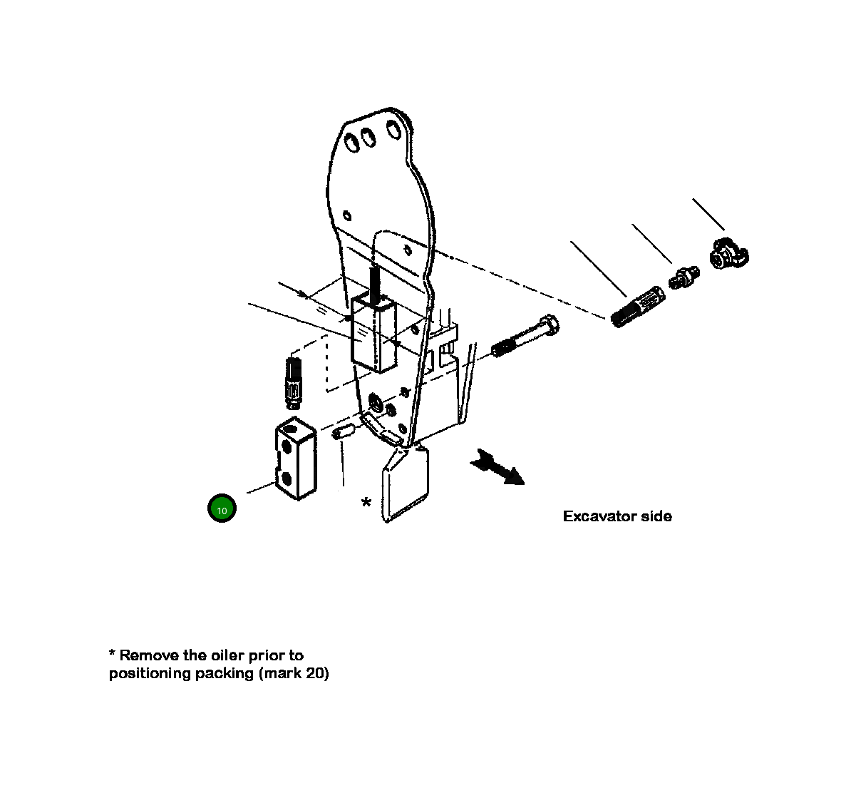 Фланец WG86398898 Komatsu