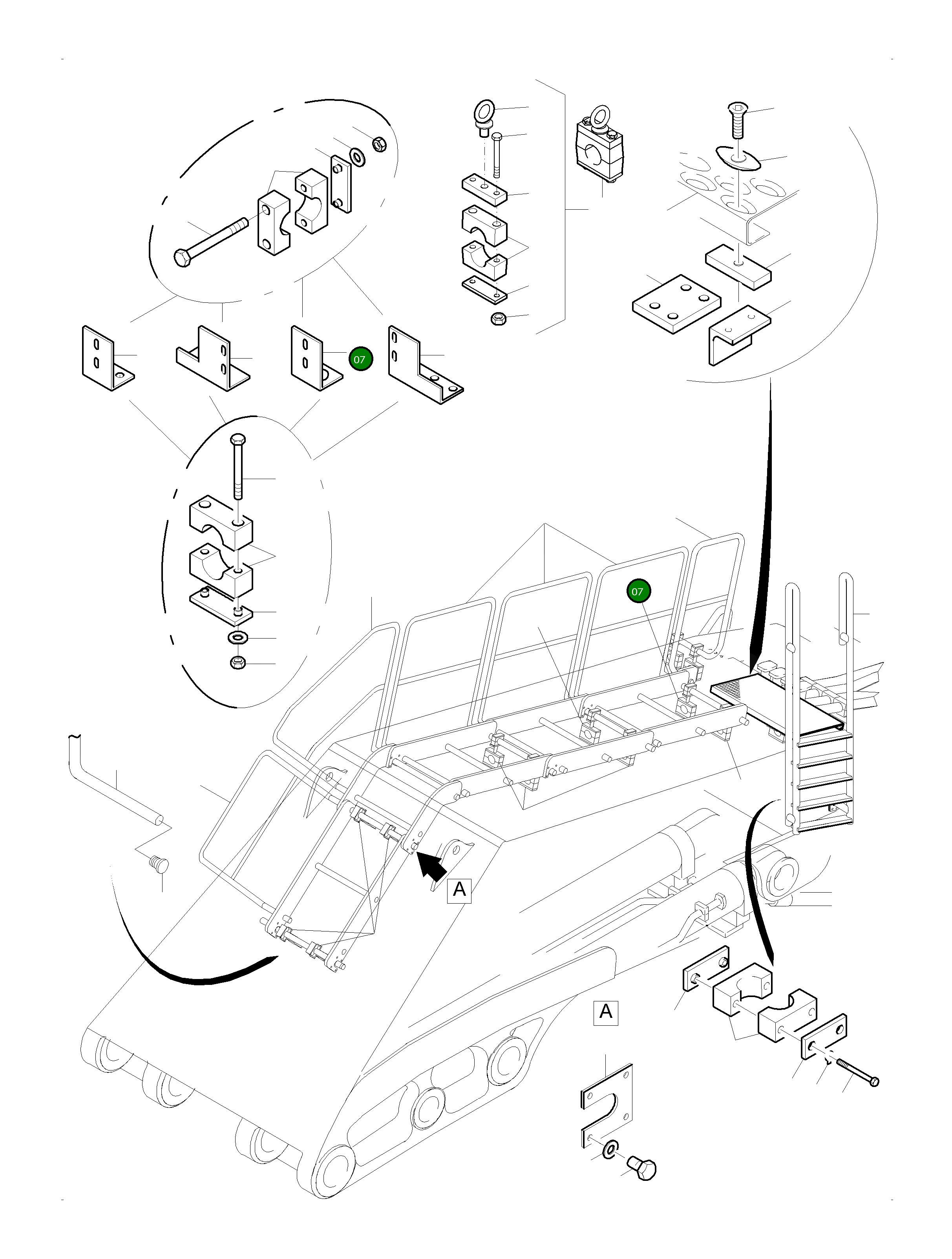 Фиксатор 969 980 40 Komatsu