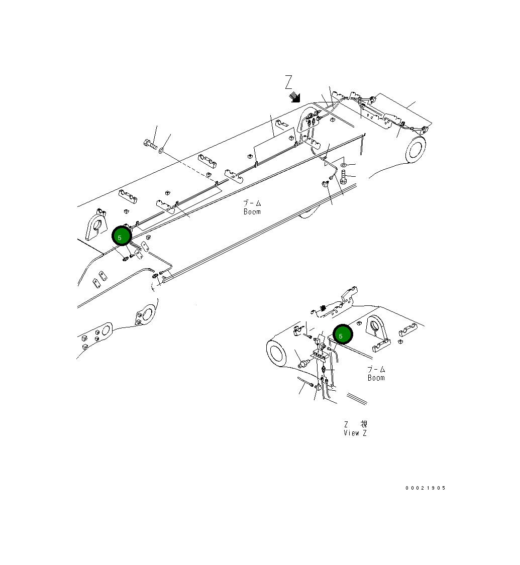Трубка 208-72-71670 Komatsu