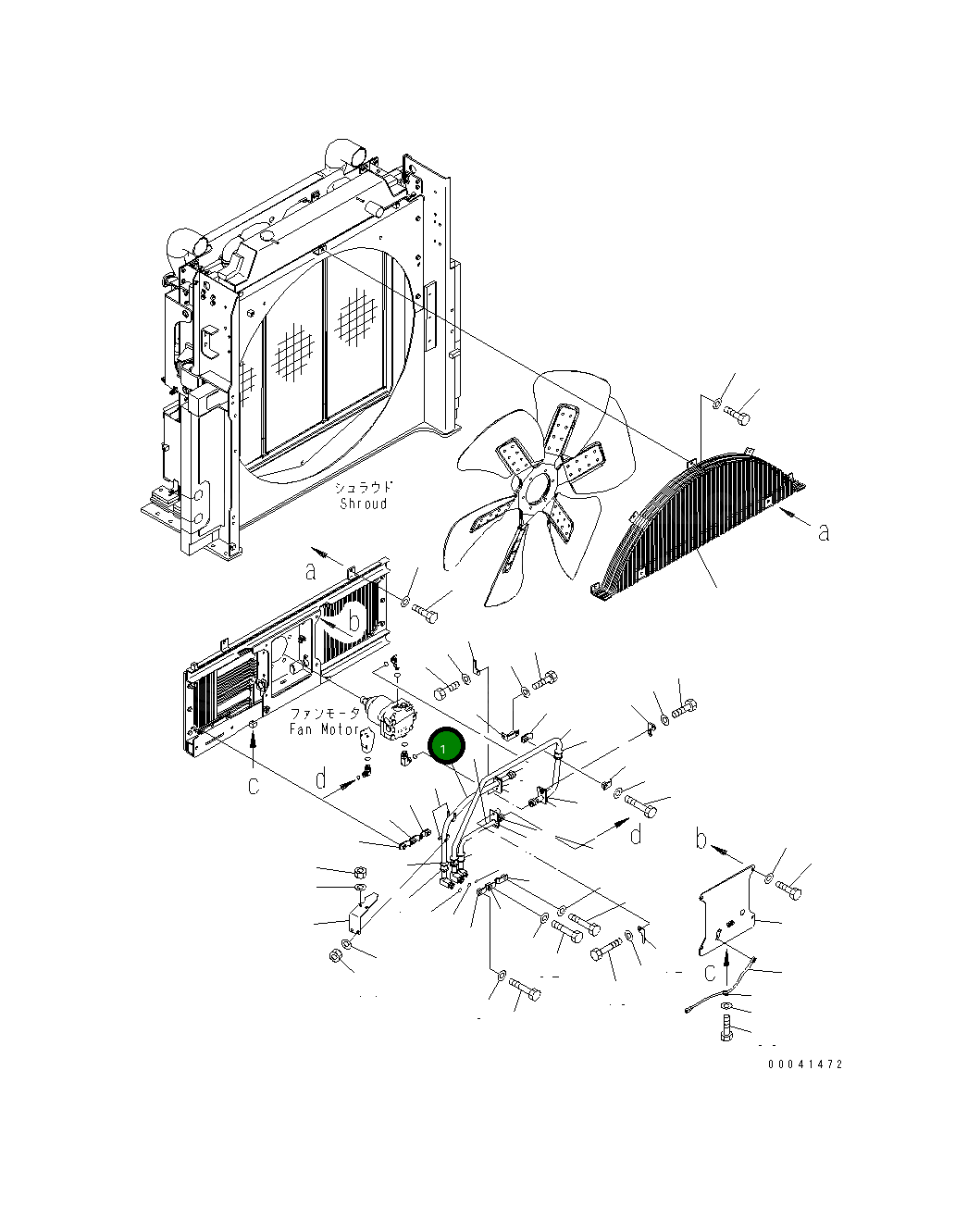 Трубка 209-03-41830 Komatsu