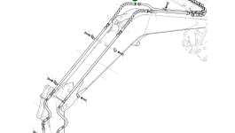 Труба 2182-1704 Komatsu