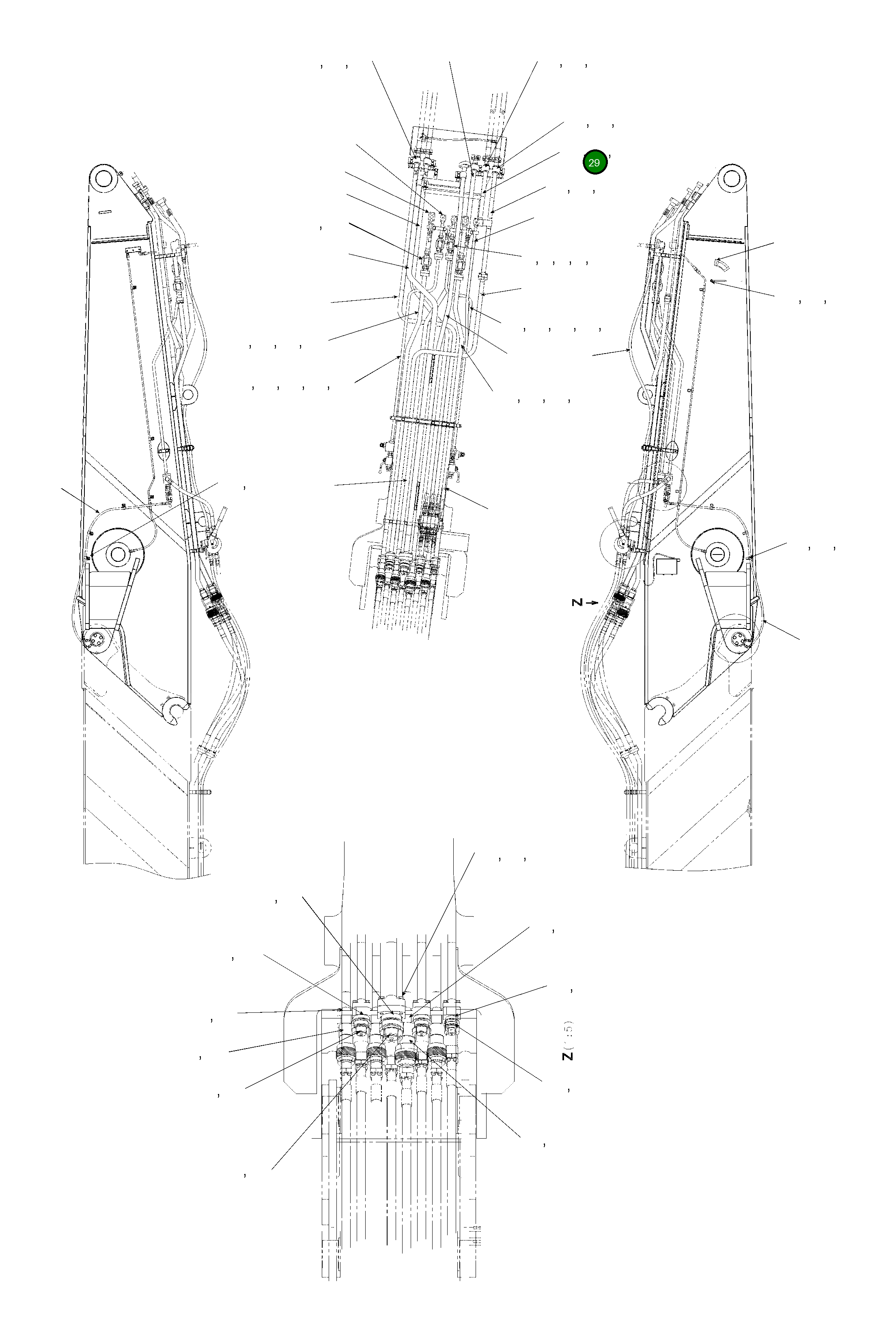 Трубка 208-62-85970 Komatsu