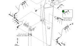 Трубка 208-70-42110 Komatsu