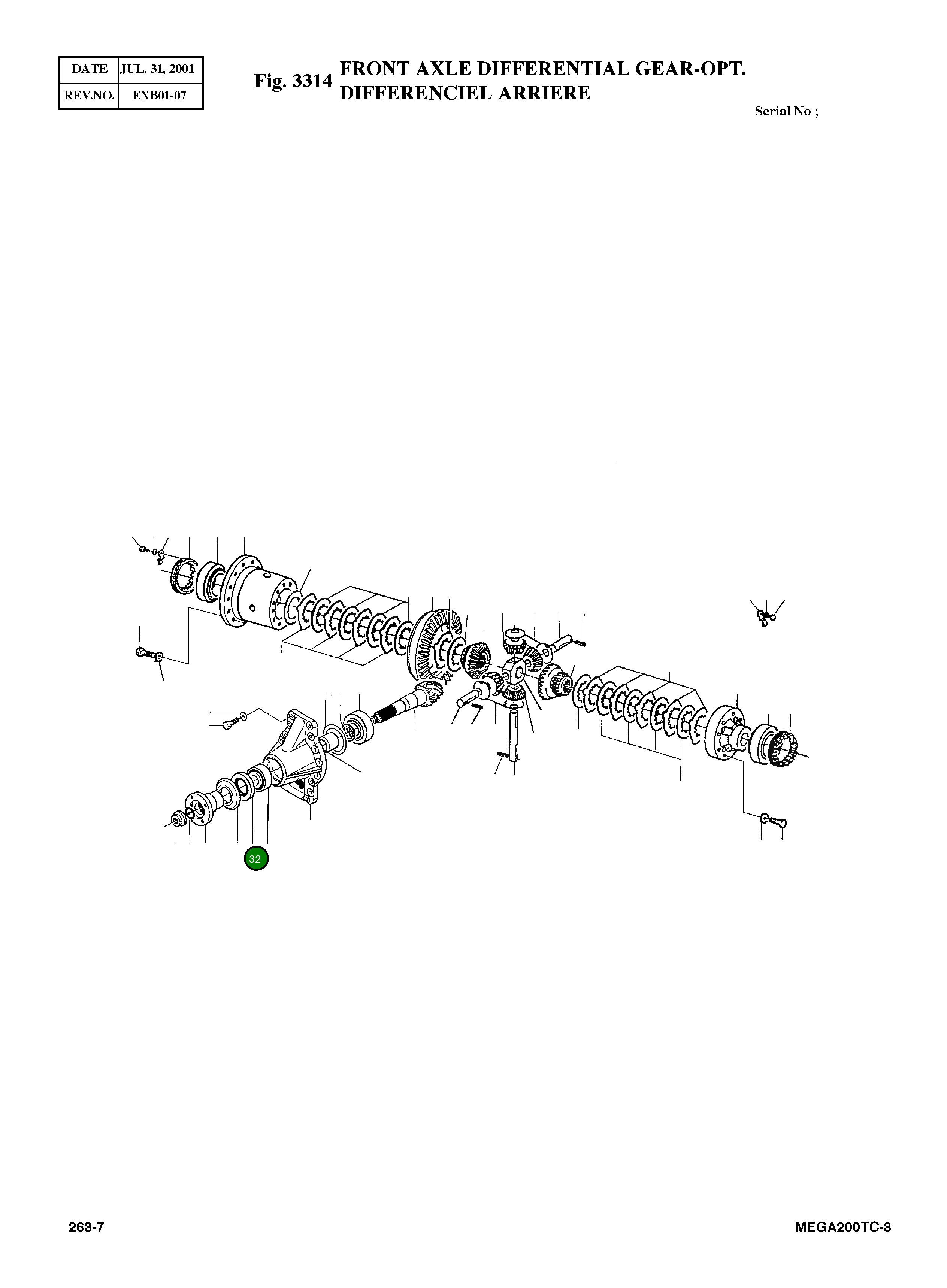 Уплотнение 001.03.1234 Komatsu