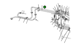 Трубка 1134 843 C1 Komatsu