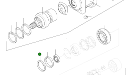 Стопорное кольцо 42U-17-H0P67 Komatsu