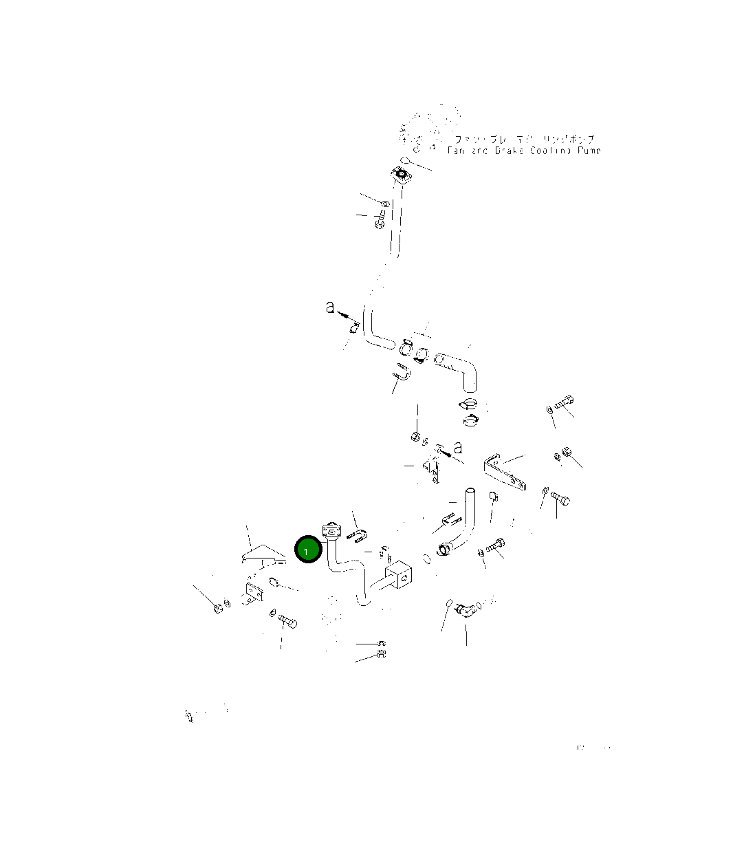 Трубка 425-S05-4950 Komatsu