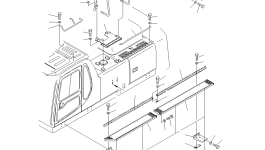 Ступень 208-54-62830 Komatsu