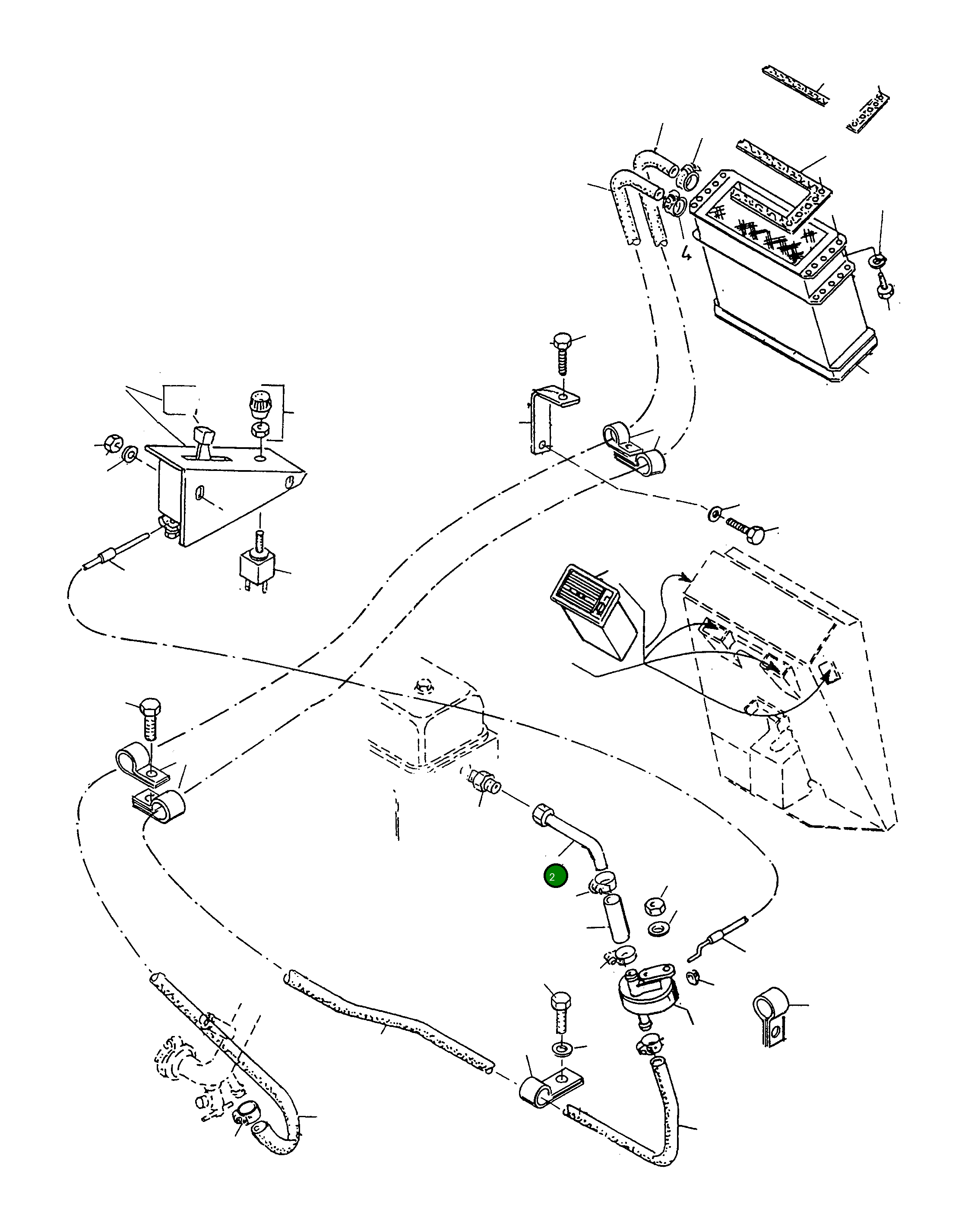 Труба 4250749M91 Komatsu