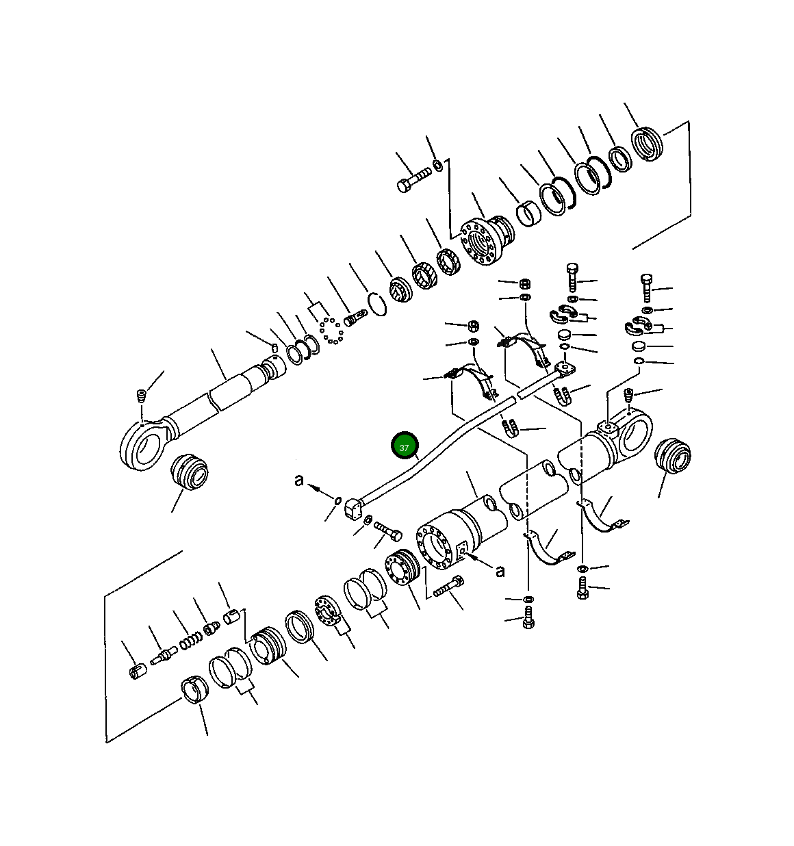 Трубка 209-63-62570 Komatsu