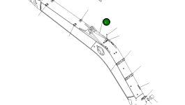 Стрела 206-70-25120 Komatsu