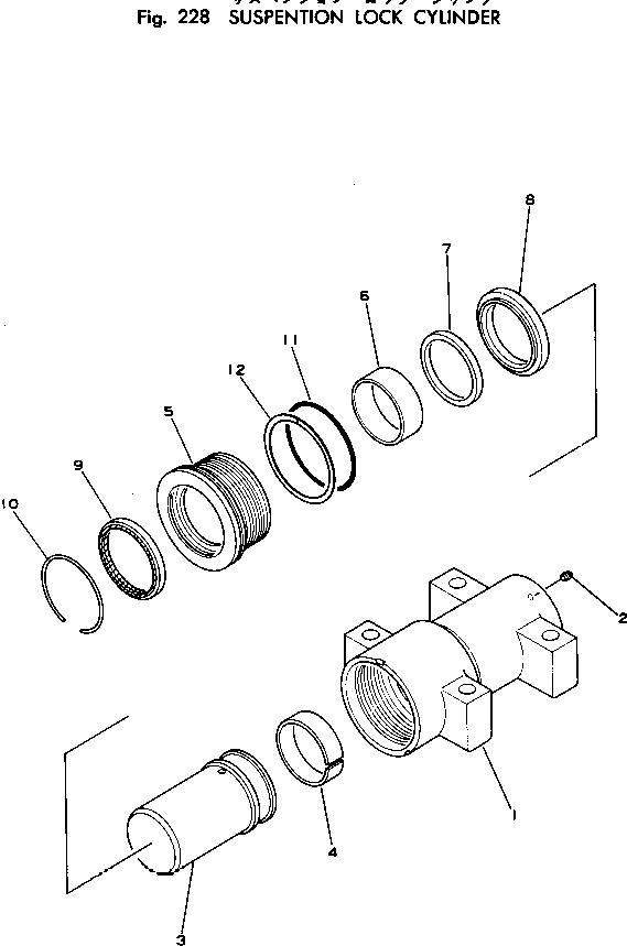 Цилиндр 20D-63-32141 Komatsu