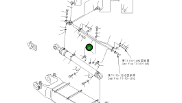 Трубка 209-64-13370 Komatsu