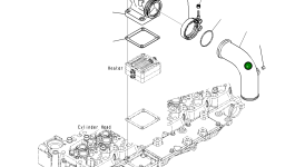 Труба 6754-11-4140 Komatsu