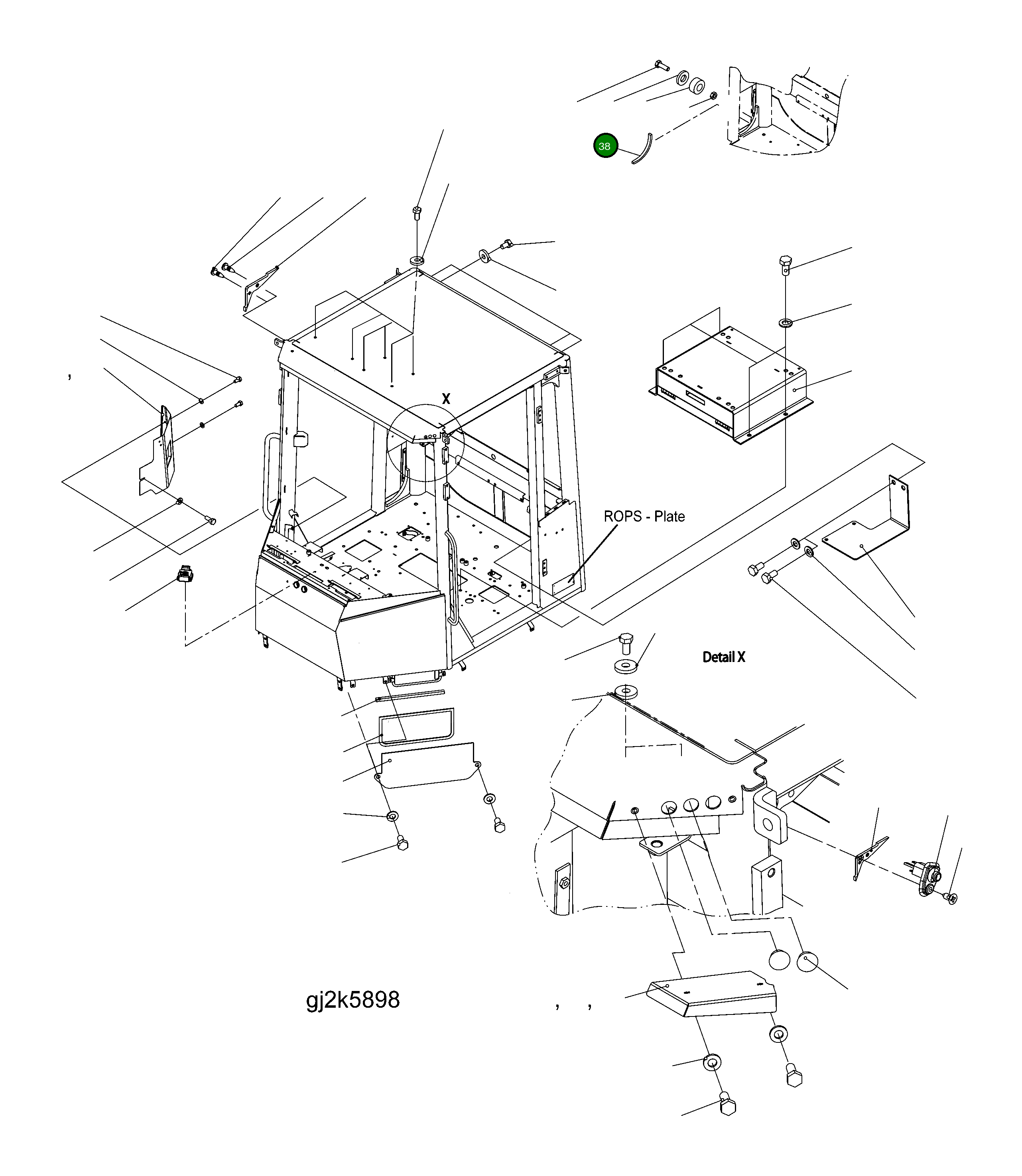 Уплотнение 419-56-H0P85 Komatsu