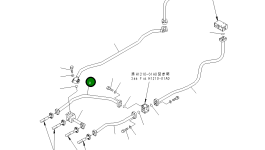 Трубка 209-62-73150 Komatsu