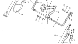 Трубка FF7830-62570 Komatsu