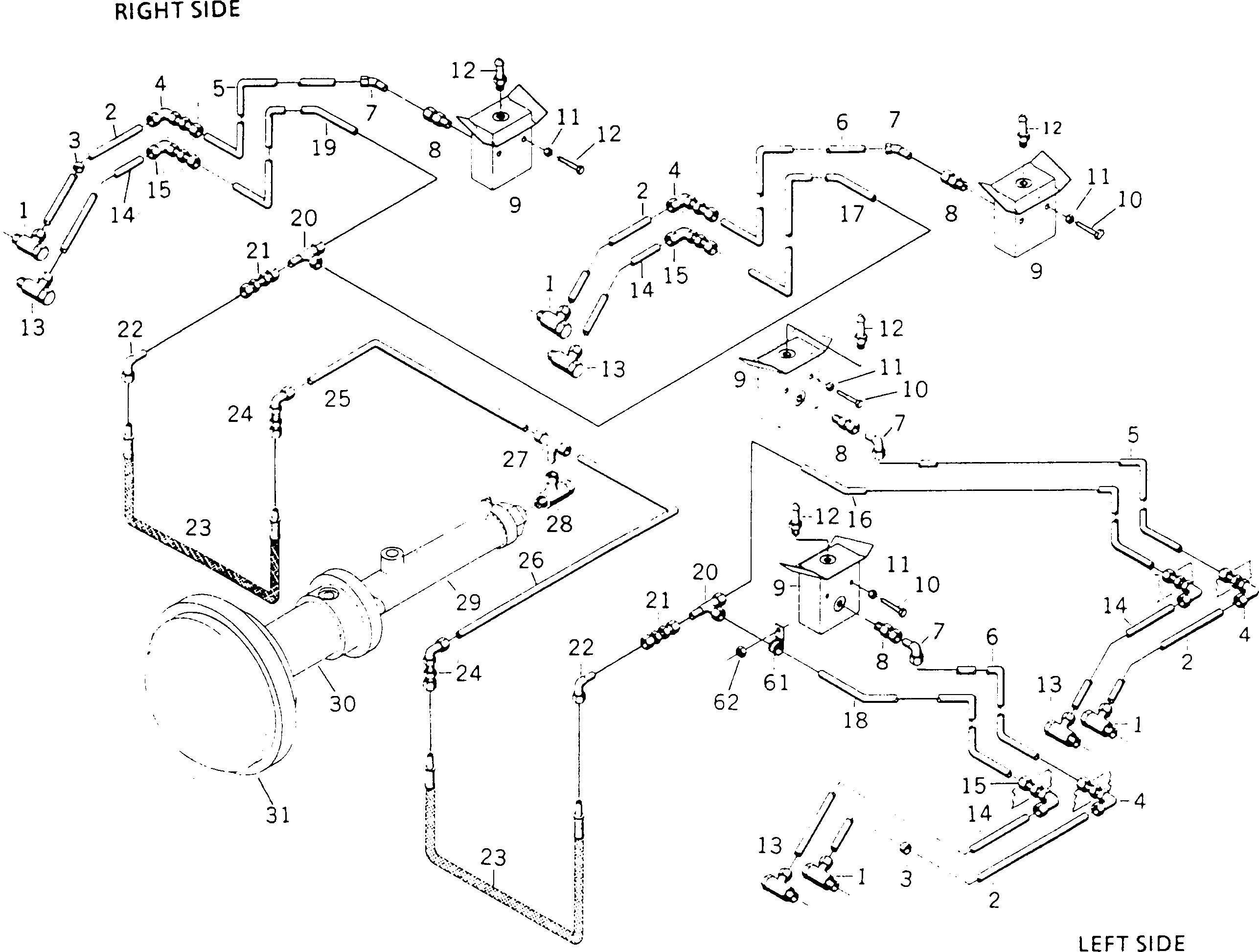 Трубка BW033136 Komatsu