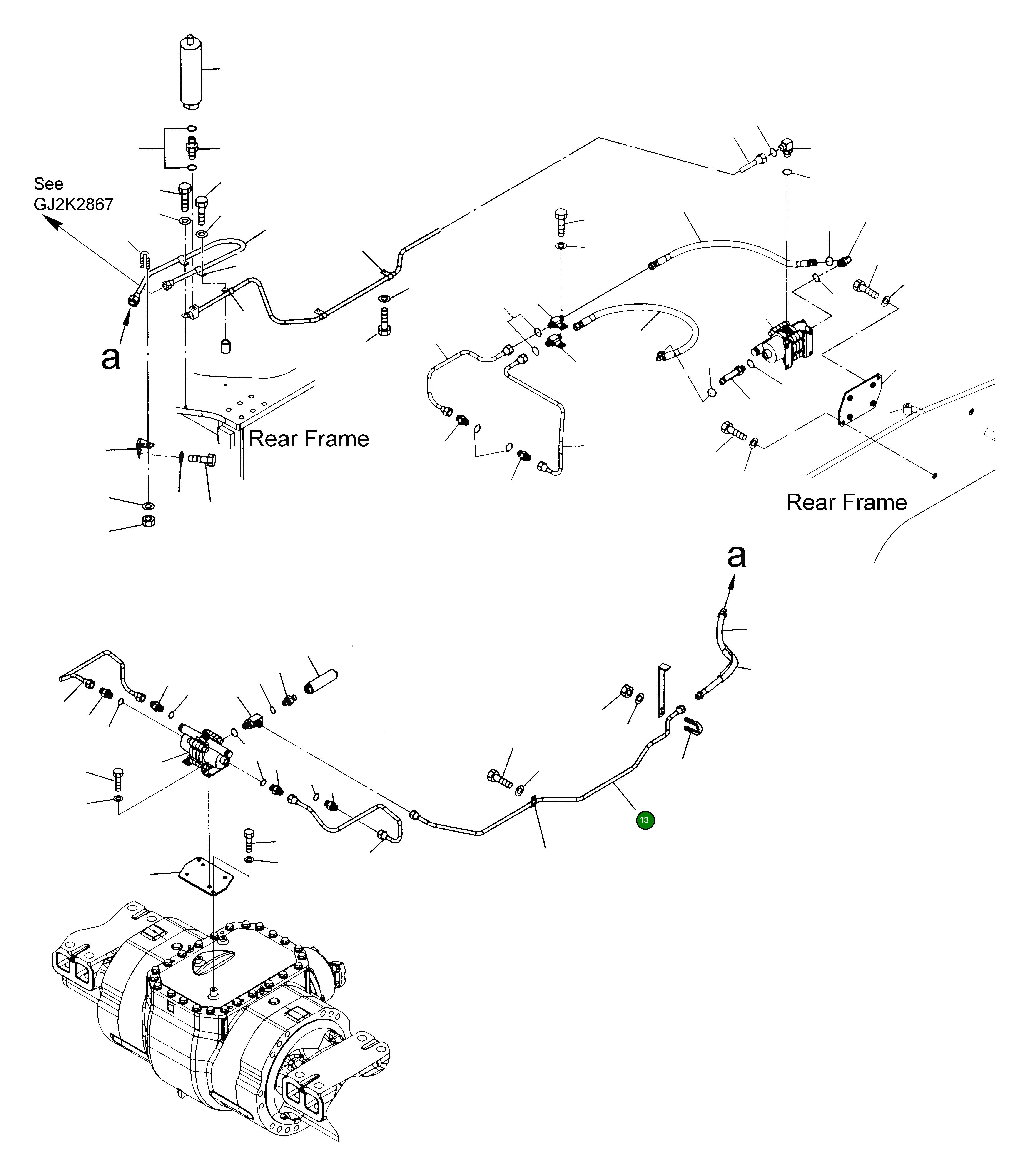 Труба 421-43-37910 Komatsu