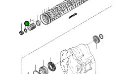 Стопорное кольцо 152 555 Komatsu