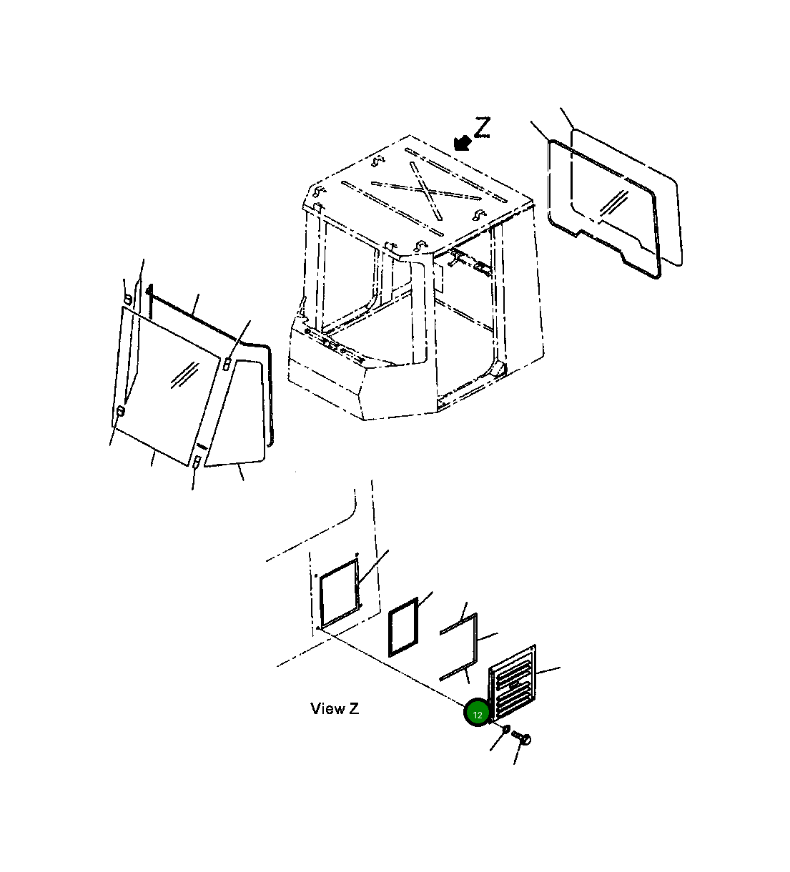 Уплотнение 426-56-A2130 Komatsu