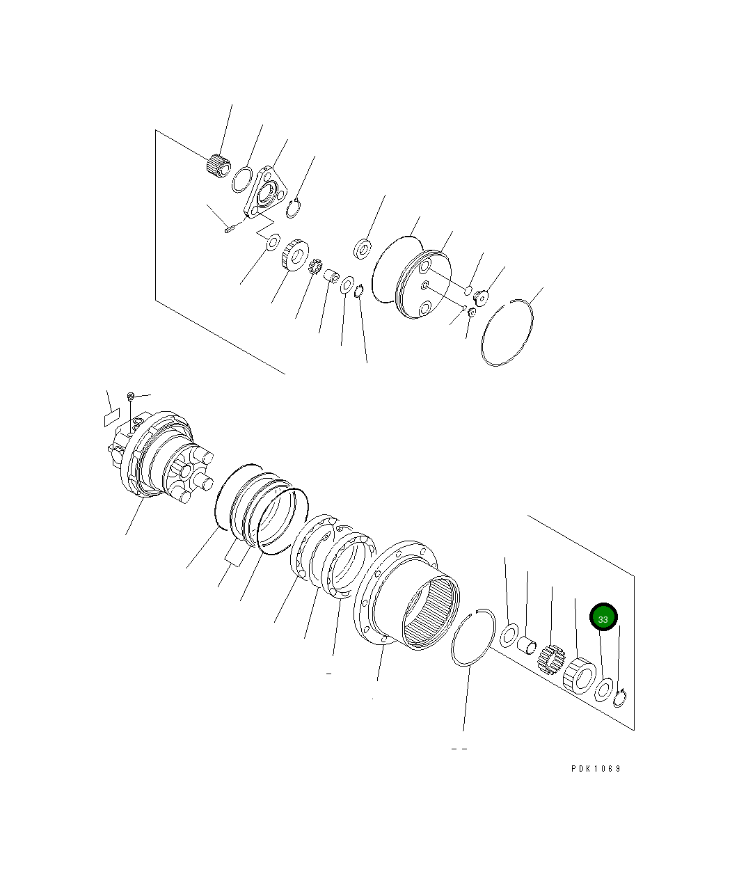 Упорная шайба FUFZD-8339-41 Komatsu