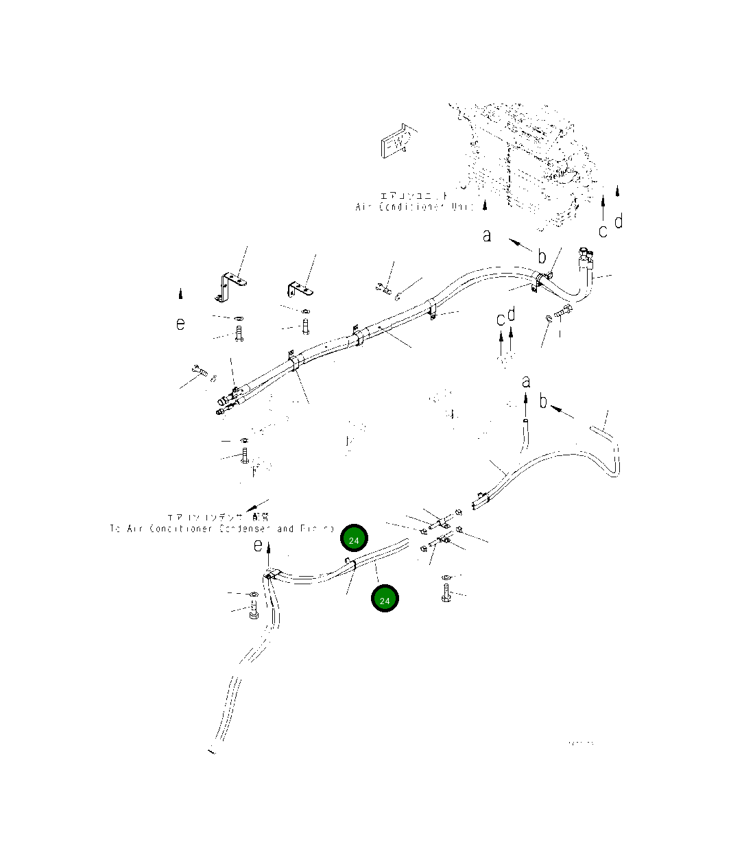 Трубка 419-07-61360 Komatsu