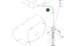 Труба YM105192-59570 Komatsu