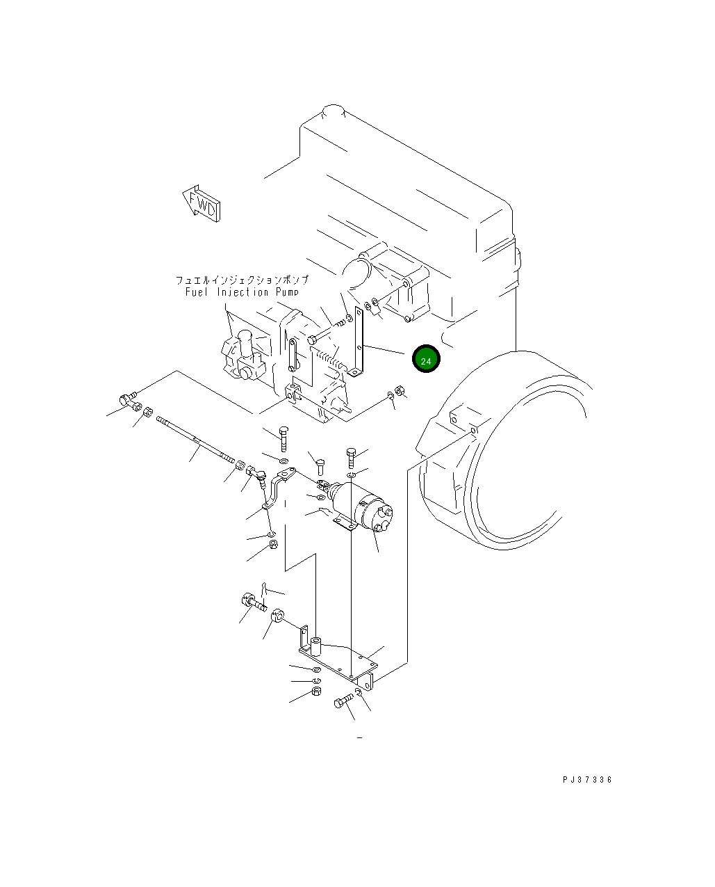 Стойка 6144-81-9120 Komatsu