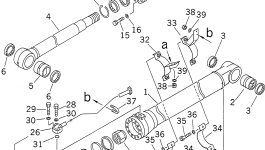 Цилиндр 20Y-63-52341 Komatsu