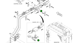 Труба K1004318 Komatsu