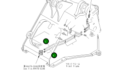 Трубка 421-U44-2550 Komatsu