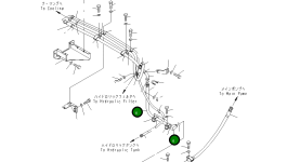 Трубка 209-62-41421 Komatsu