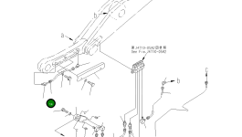 Трубка 421-S95-3260 Komatsu