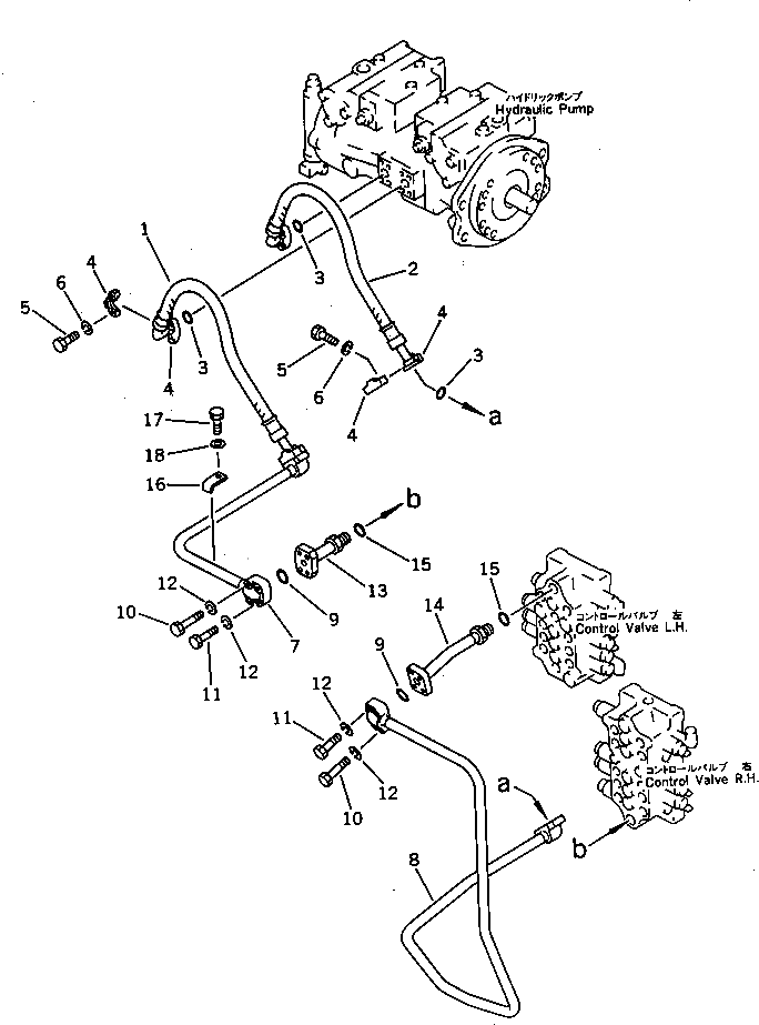 Трубка 20B-62-31122 Komatsu