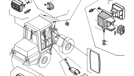 Фара 4004207M91 Komatsu