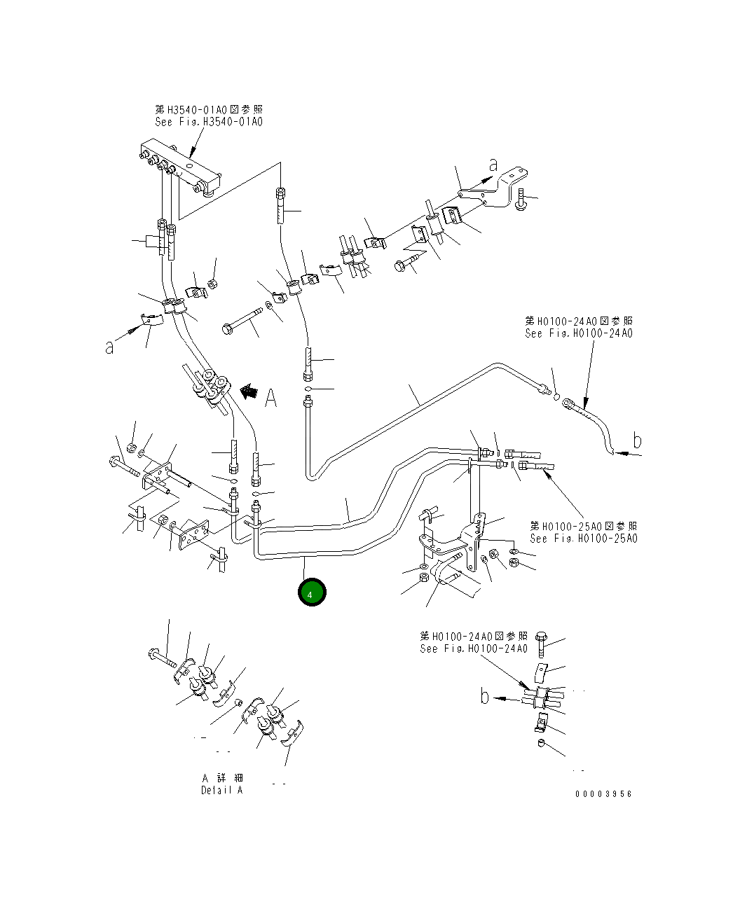 Трубка 569-43-84291 Komatsu