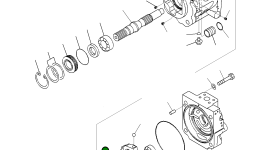 Фиксатор шарика 708-1W-43150 Komatsu