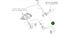 Трубка 41K-62-21140 Komatsu