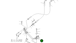 Трубка 12G-62-61281 Komatsu