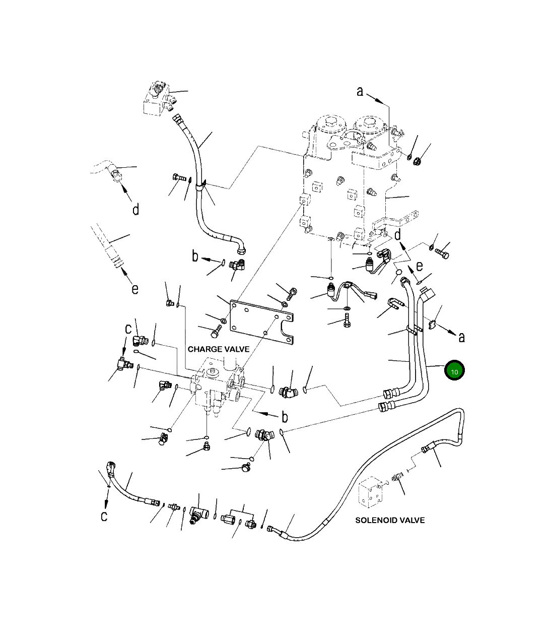 Трубка 423-43-51180 Komatsu