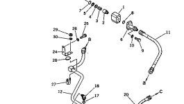 Трубка 209-62-33271 Komatsu